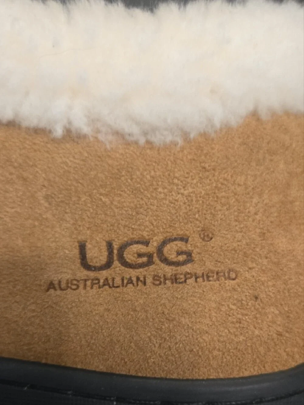 UGG Women's Chestnut Suede Shearling-Cuff Ankle Boots